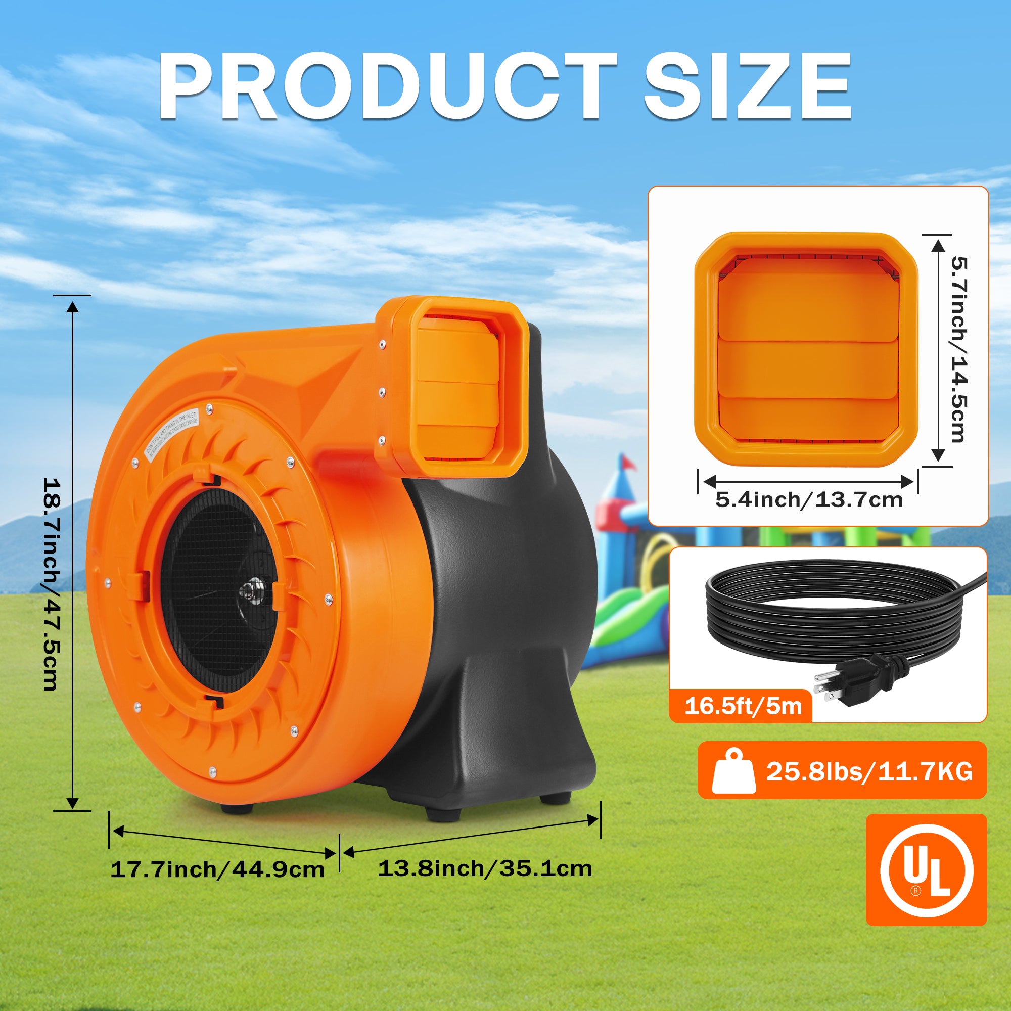 Alibaba Blower Inflatable 2HP 1500W Inflatable Air Blower Commercial Inflatable Bounce House Blo ...