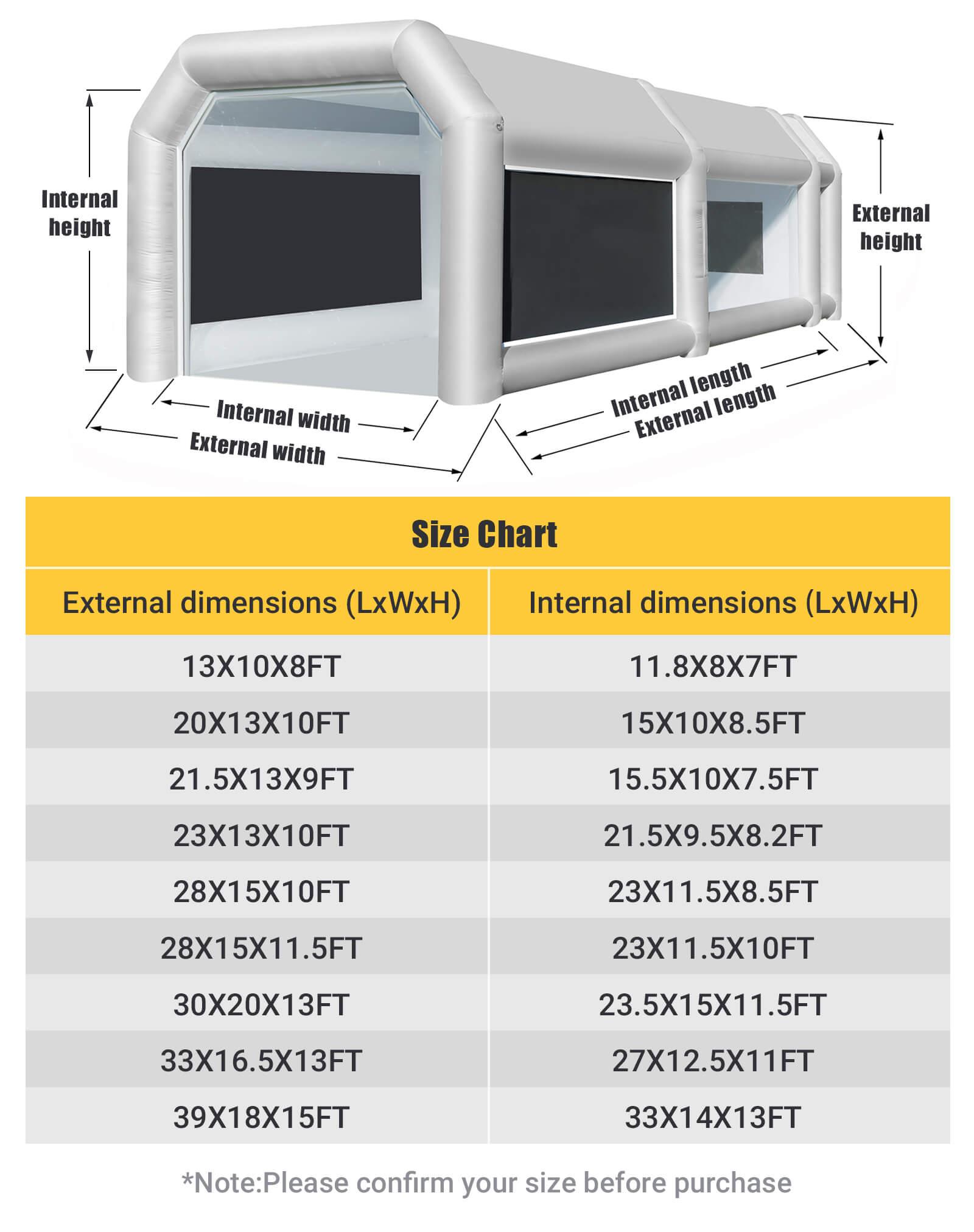 FLAPKWAN Inflatable Spray Paint Booth Portable Paint Tent Car