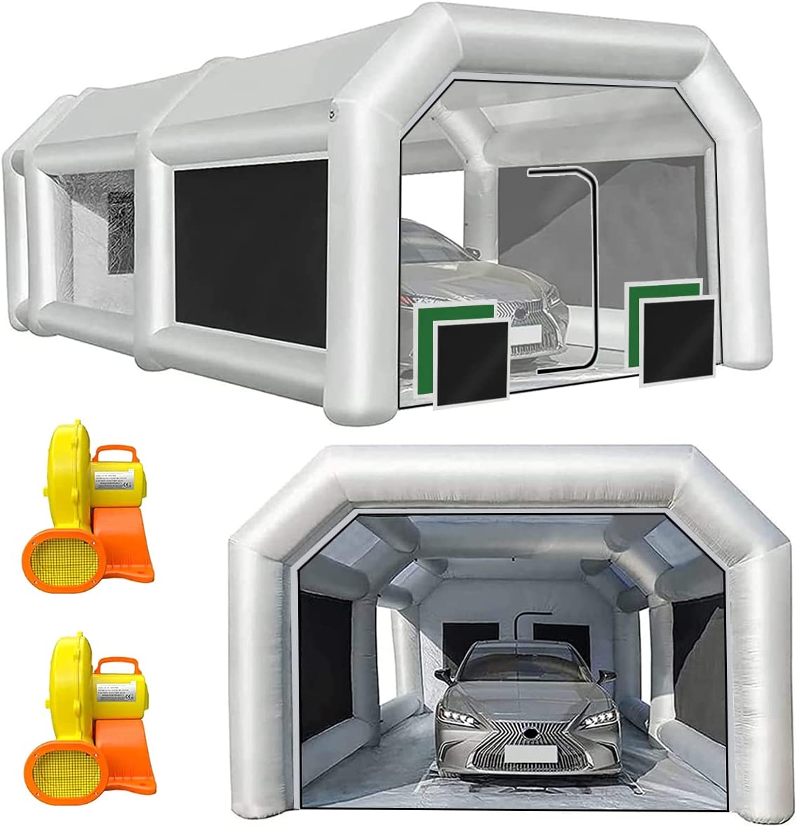Best Deal for Inflatable Spray Booth with Filter System Portable Car