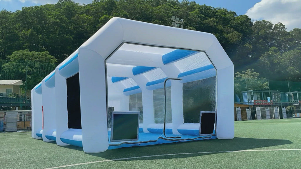 Free Door Ship Portable Inflatable Spray Booth For Car Paint Giant  Inflatable Spray Tent With Filter System From Thjoylimited2, $854.28