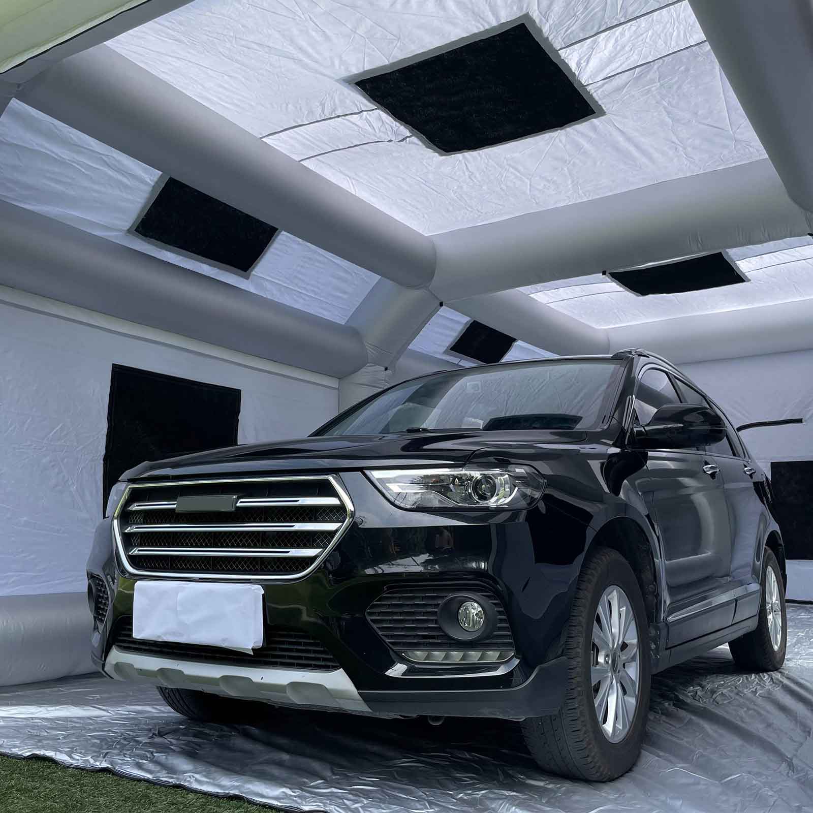 28X15X10FT Inflatable Paint Booth Car Painting Portable Auto Paint Boo ...